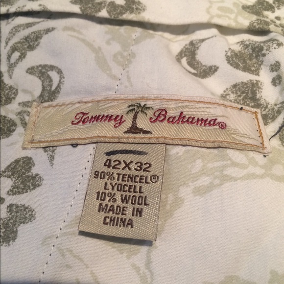 TOMMY BAHAMA CharcoalGrey SLACKS; Size 42 x 32; Like-New Cond. NEW $128; NOW $15 - Picture 3 of 16